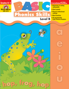 Basic Phonics Skills, Grades K-1 (Level B) - Teacher Reproducibles