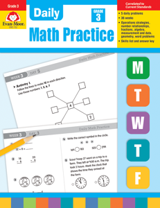 Daily Math Practice, Grade 3 - Teacher's Edition