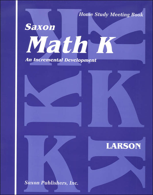 Saxon Math K Meeting Book