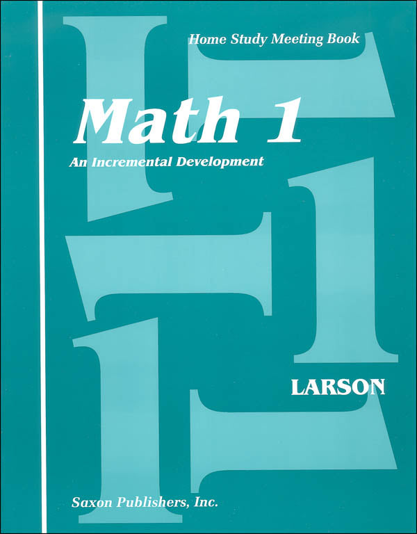 Saxon Math 1 Meeting Book