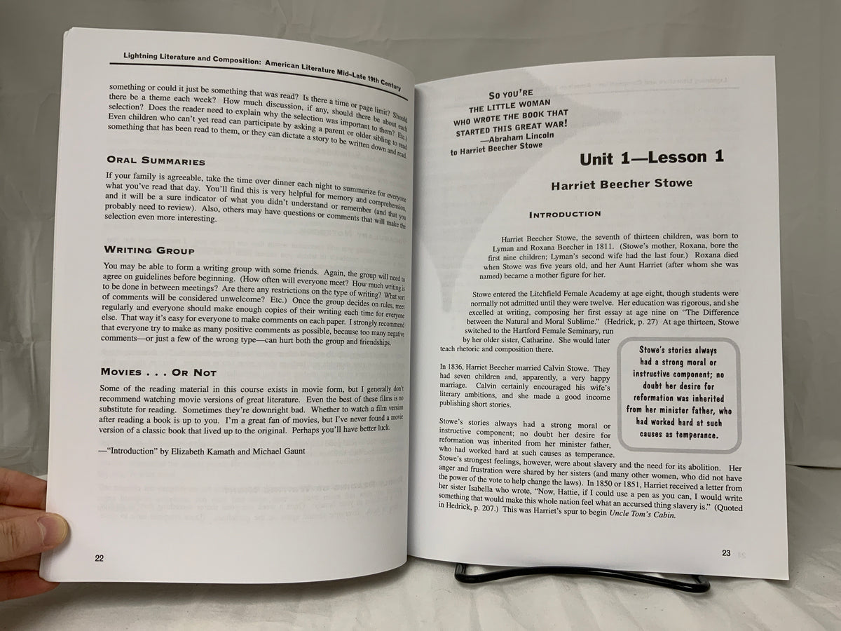 Lightning Lit & Comp: Mid-Late 19th Century American Literature (3rd Ed.) Student's Guide