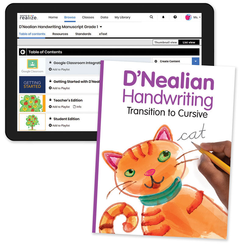 D'Nealian Handwriting Homeschool Bundle Grade 2 (2022)