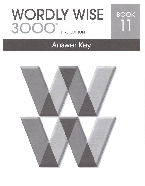 Wordly Wise 3000 Book 11 (3rd Ed.) Set of 3