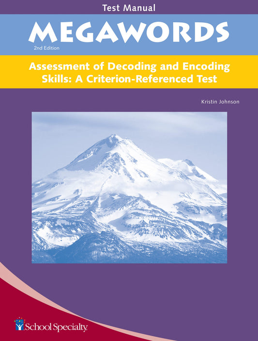 Megawords Assessment of Decoding and Encoding Skills (Grades 4-12)