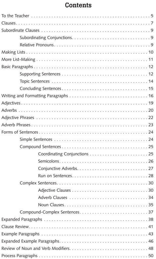Writing Skills Book 3 (Grades 9-12)