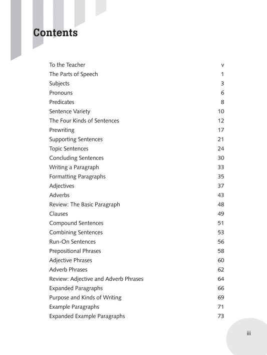 Writing Skills Book 2 (Grades 7-8)