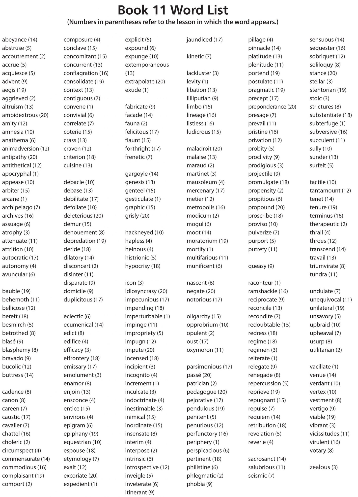 Wordly Wise 3000® 3rd Edition Student Book 11 (Grade 11)