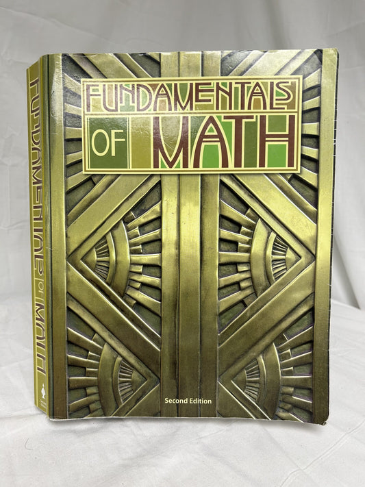 BJU Fundamentals of Math (2nd Ed.) Textbook (writing)