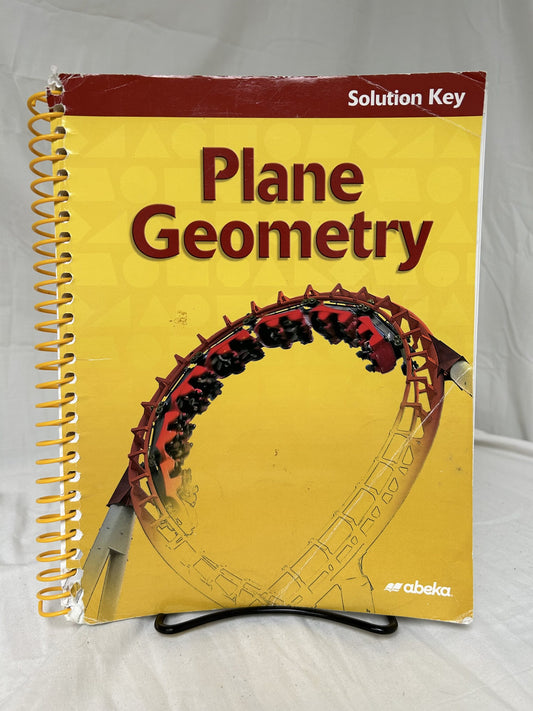 Abeka Plane Geometry Solution Key