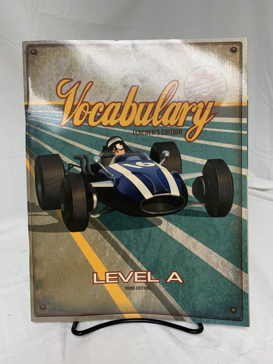 BJU Vocabulary Level A (3rd Ed.) Teacher's Edition