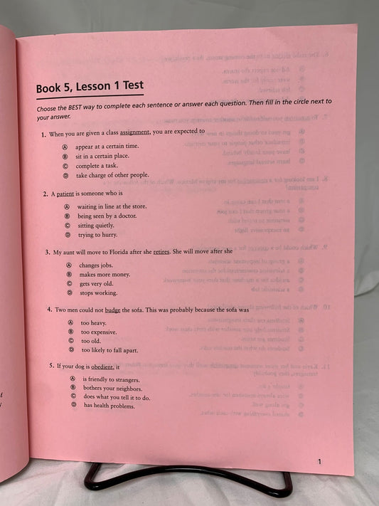 Wordly Wise 3000 Book 5 (2nd Ed.) Test Booklet