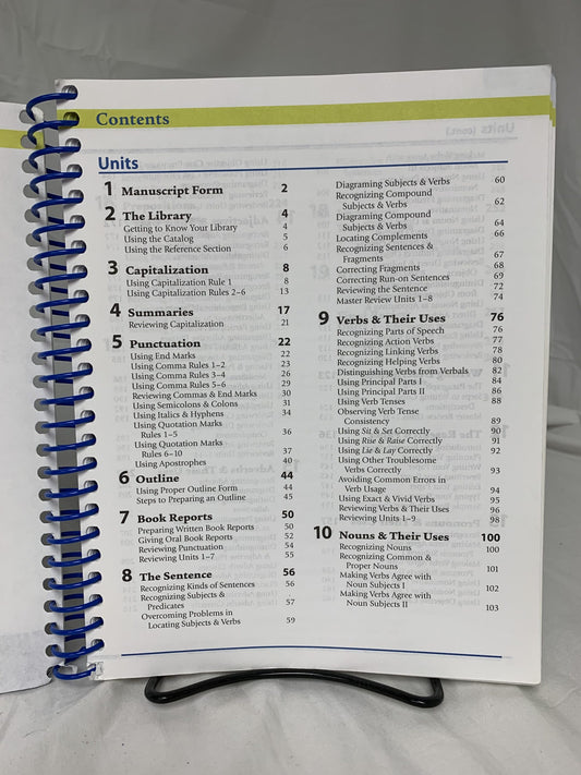 Abeka Grammar and Composition I (5th Ed.) Teacher Key