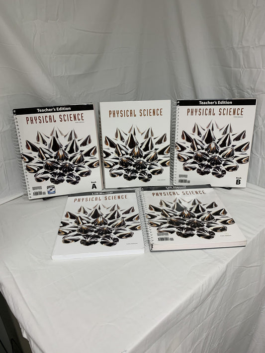BJU Physical Science (5th Ed.) Set of 5