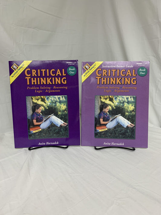 Critical Thinking Book One Set of 2