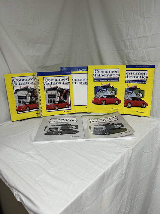 Abeka Consumer Mathematics (2nd Ed.) Set of 7