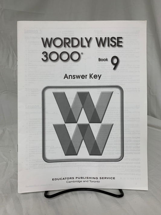 Wordly Wise 3000 Book 9 Answer Key