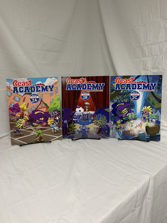 Beast Academy 2nd Grade Math - Set of 3