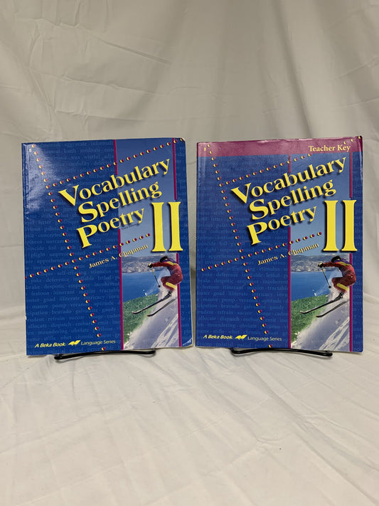 Abeka Vocabulary, Spelling, Poetry II (4th Ed.) Set of 2