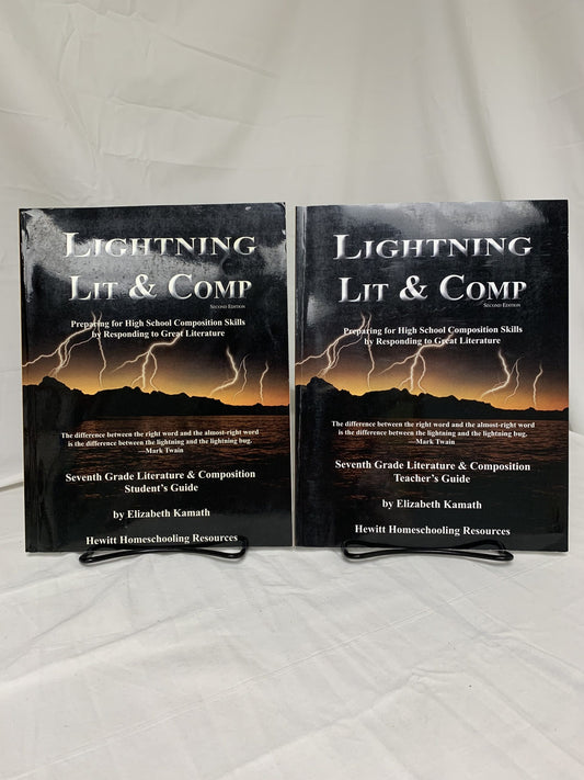 Lightning Lit & Comp: 7th Grade (2nd Ed.) Set of 2