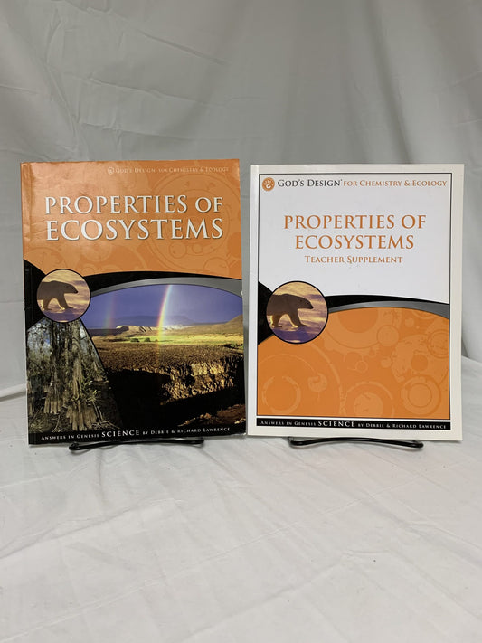 God's Design for Chemistry & Ecology: Properties of Ecosystems - Set of 2
