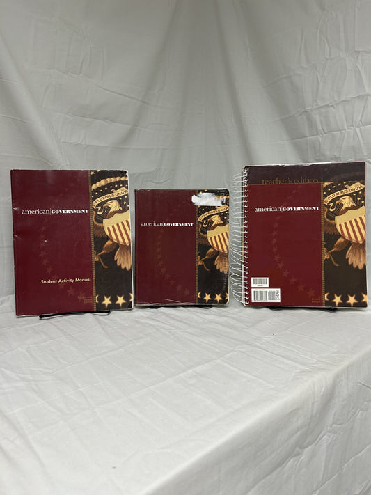 BJU American Government (2nd Ed.) Set of 3
