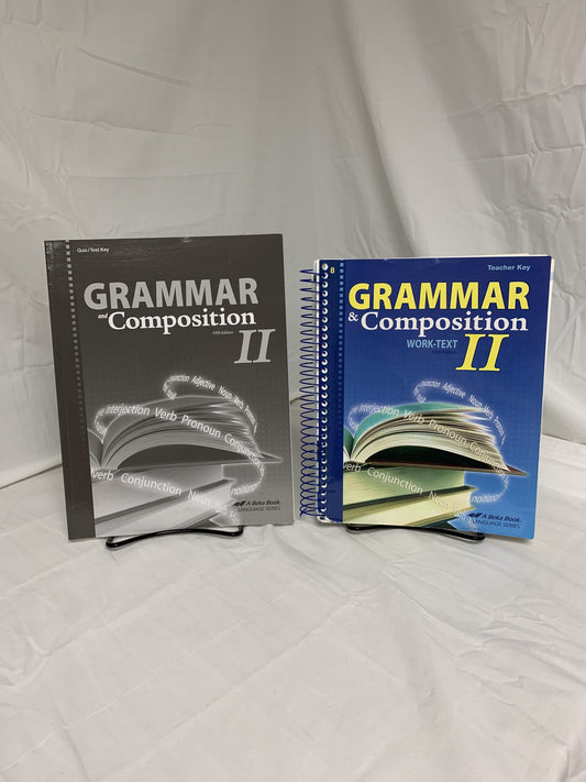 Abeka Grammar & Composition II (5th Ed.) Set of 2
