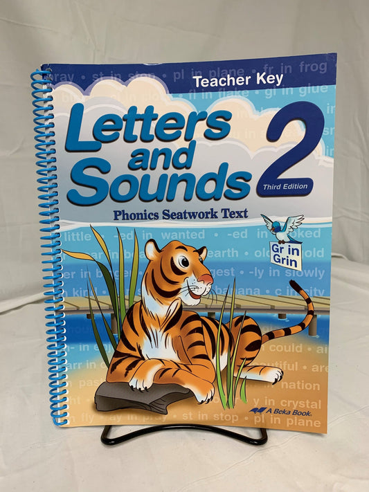 Abeka Letters and Sounds 2 (3rd Ed.) Phonics Seatwork Text Teacher Key