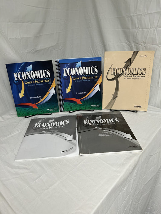 Abeka Economics: Work & Prosperity (3rd Ed.) Set of 5