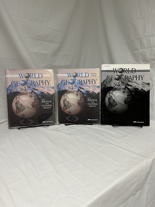 Abeka World Geography Set of 3