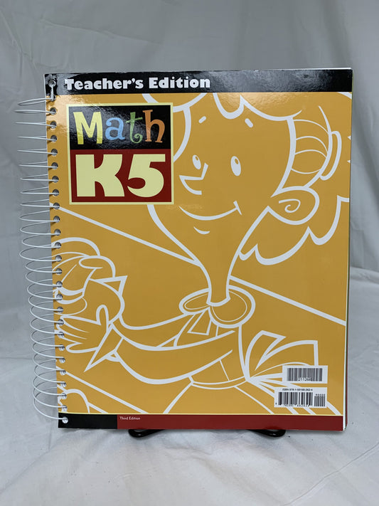 BJU Math K5 (3rd Ed.) Teacher's Edition