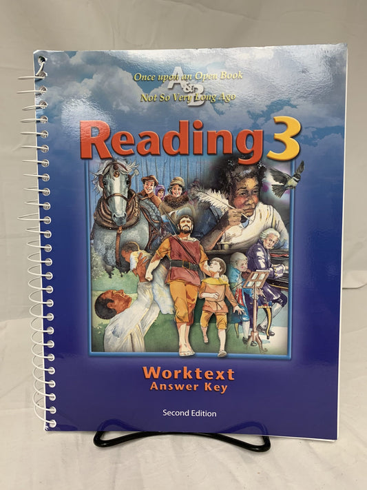 BJU Reading 3 (2nd Ed.) Worktext Answer Key