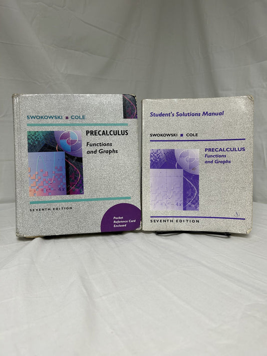 Precalculus: Functions and Groups (7th Ed.) Set of 2