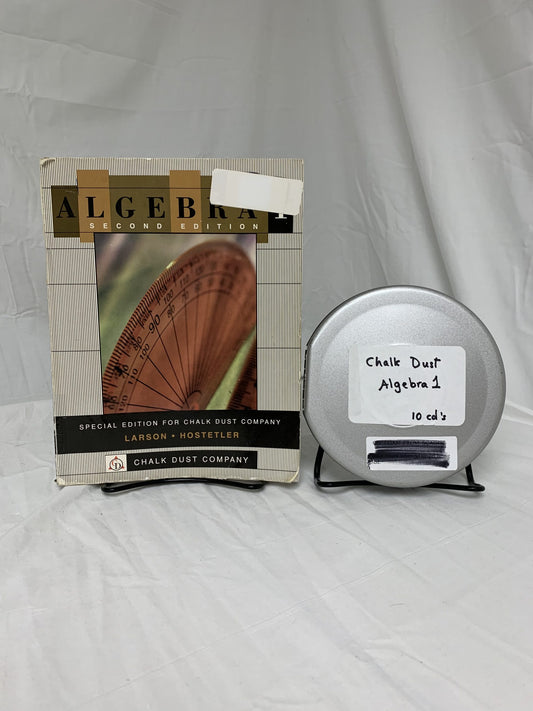 Chalk Dust Algebra 1 (2nd Ed.) Set of 2