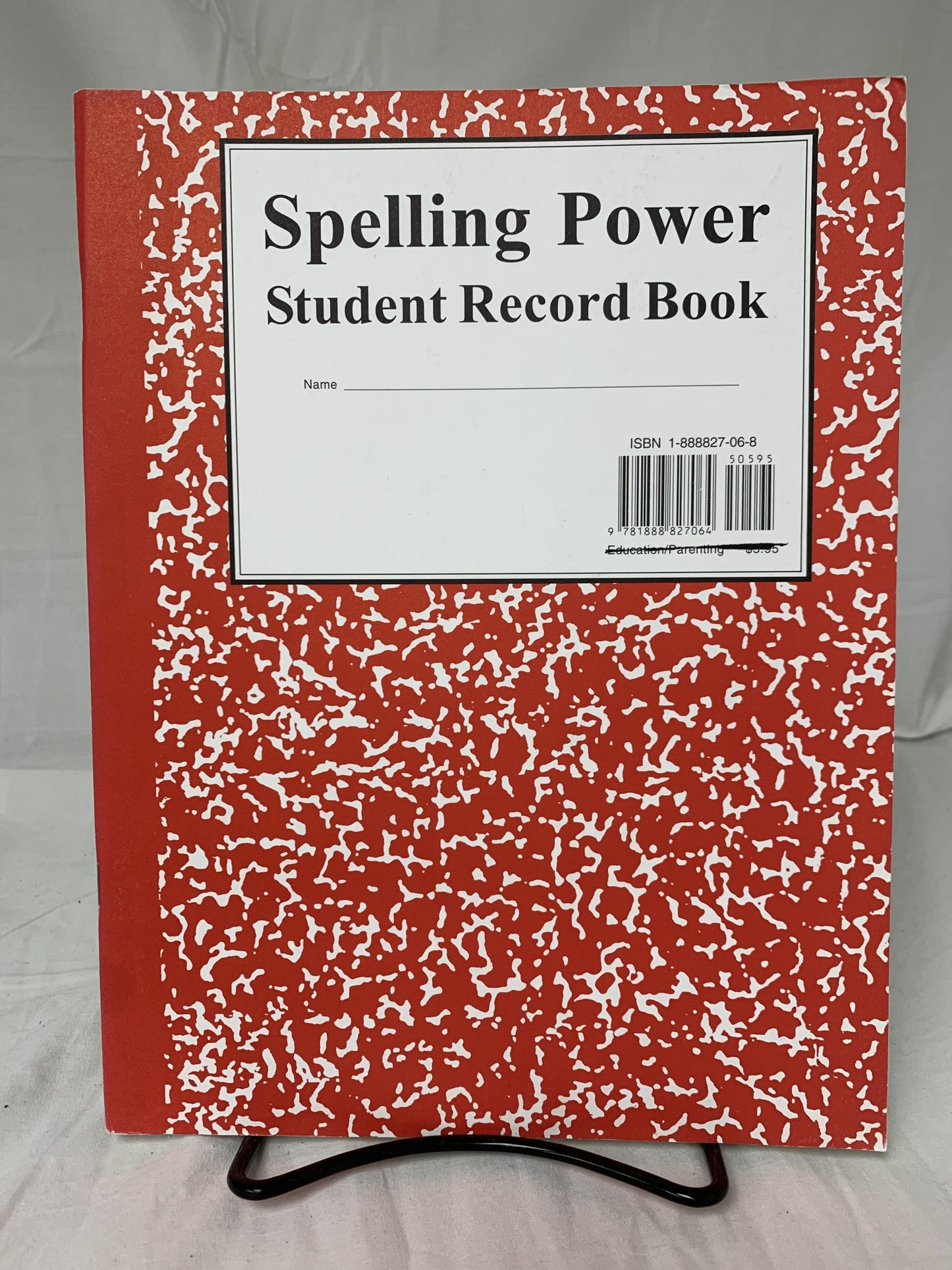 Spelling Power Red Student Record Book