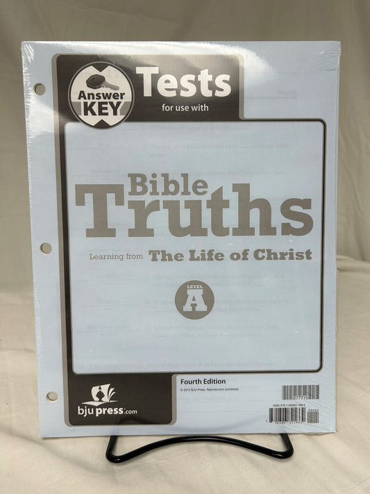 Bible Truths Level A Tests Answer Key (4th ed.)