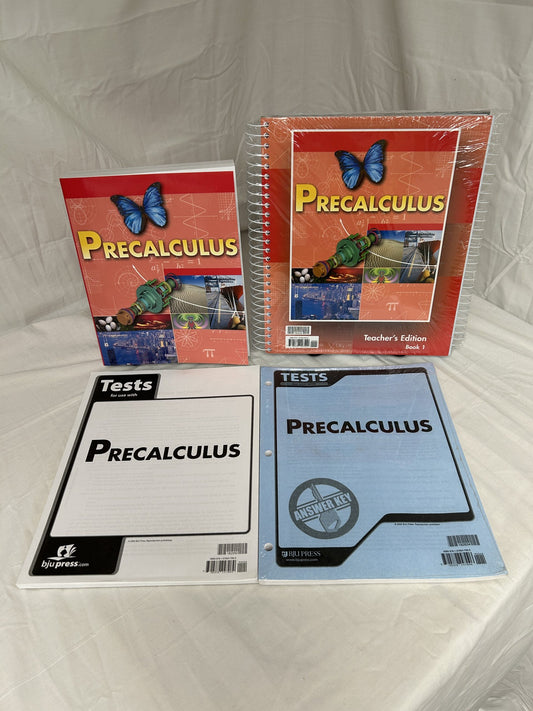 BJU Precalculus (1st Ed.) Set of 5