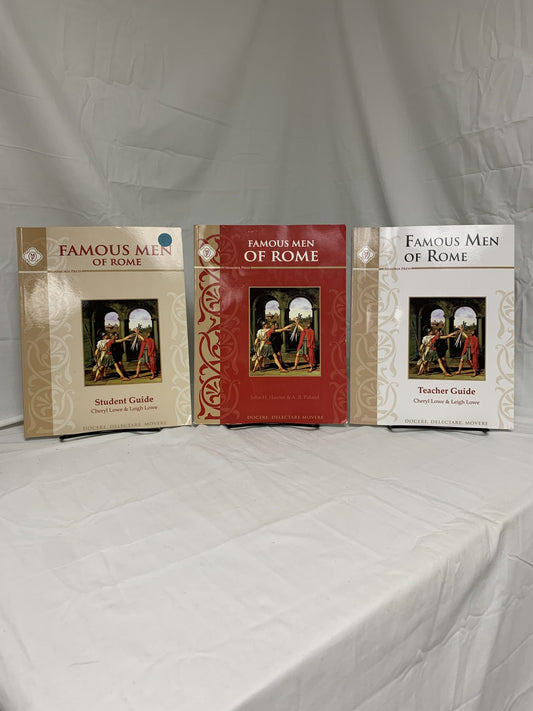 Famous Men of Rome Set of 3
