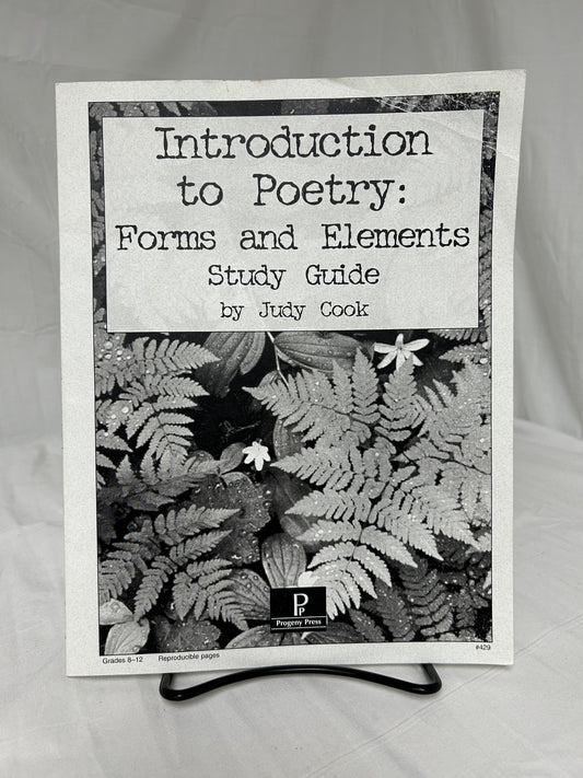 Introduction to Poetry: Forms and Elements Study Guide