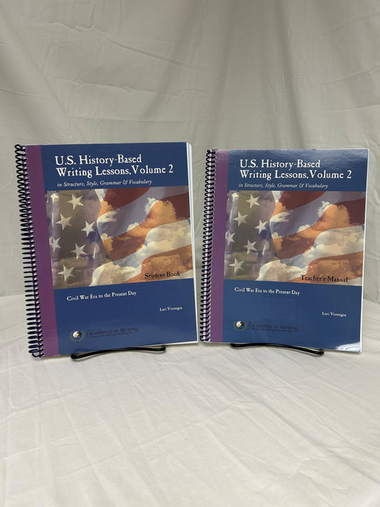 U.S. History-Based Writing Lessons, Volume 2 - Set of 2