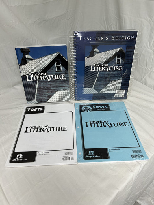 BJU American Literature (2nd Ed.) Set of 5