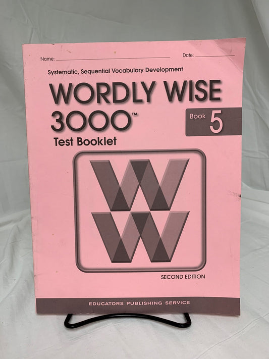 Wordly Wise 3000 Book 5 (2nd Ed.) Test Booklet
