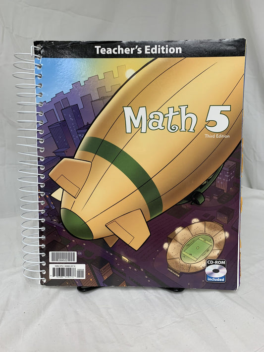BJU Math 5 (3rd Ed.) Teacher's Edition