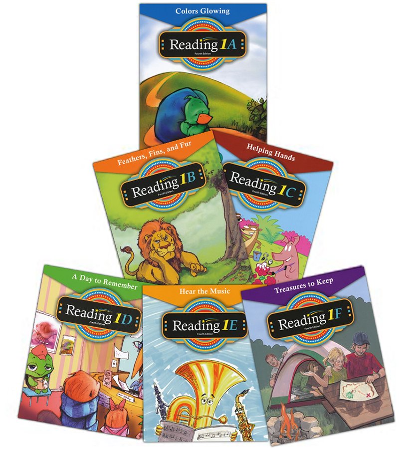 BJU Reading 1 Readers Set A-F (4th Ed.)