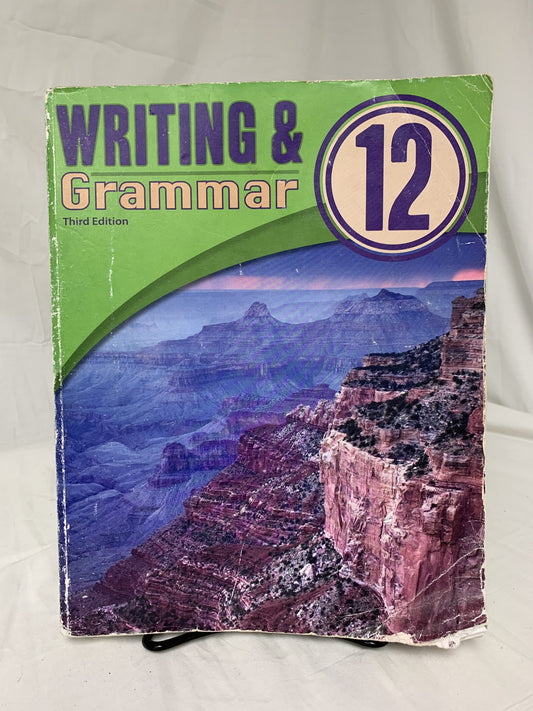 BJU Writing & Grammar 12 (3rd Ed.) Student Worktext
