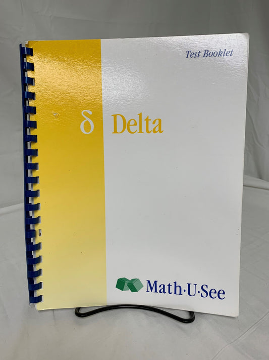 Math-U-See Delta Test Booklet 2004
