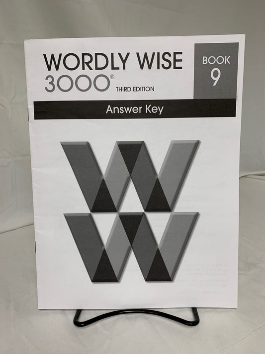 Wordly Wise 3000 Book 9 (3rd Ed.) Answer Key