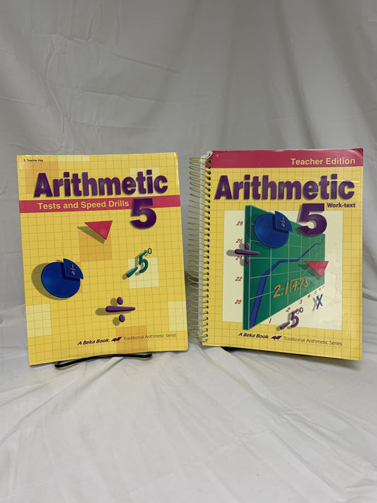 Abeka Arithmetic 5 (3rd Ed.) Set of 2