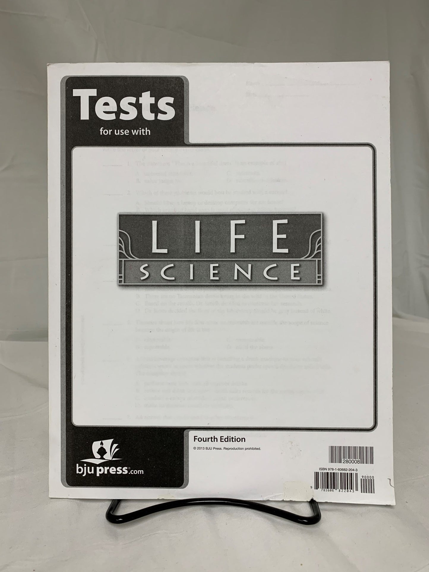 BJU Life Science (4th Ed.) Tests