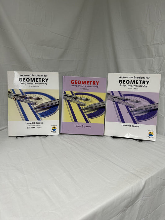 Geometry: Seeing, Doing, Understanding (3rd Ed.) Set of 3
