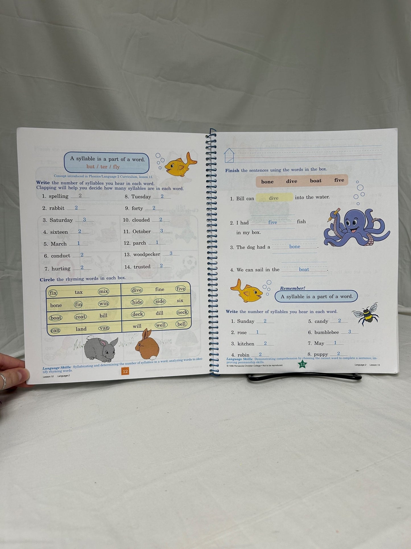 Abeka Language 2 (3rd Ed.) Seatwork Text Teacher Key